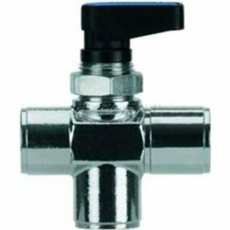 ALPHA TECHNOLOGIES AIGNEP 3-Pos Mini Ball Valve 86700-04, Closed Center, 1/4" Female Nptf - Min Qty 4 86700-04